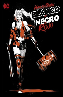 Harley Quinn Blanco + Negro + Rojo